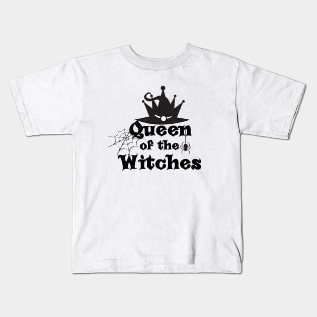 Queen of the Witches Kids T-Shirt by mstory